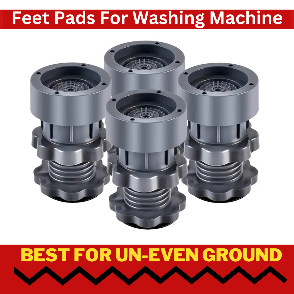 Vibrofixio™️Washing Machine Adjustable Height Footpads (Pack Of 4)